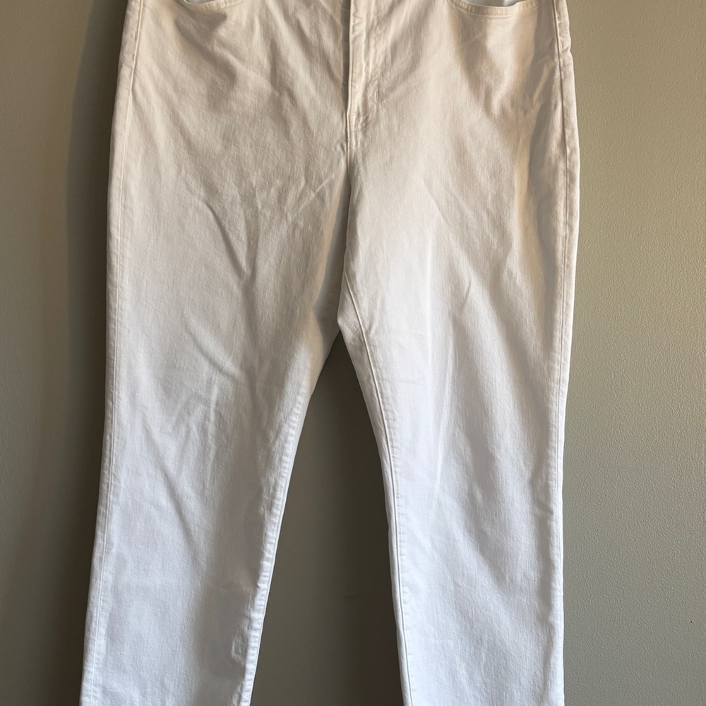 NWT J. Crew White Slim Boyfriend Jeans